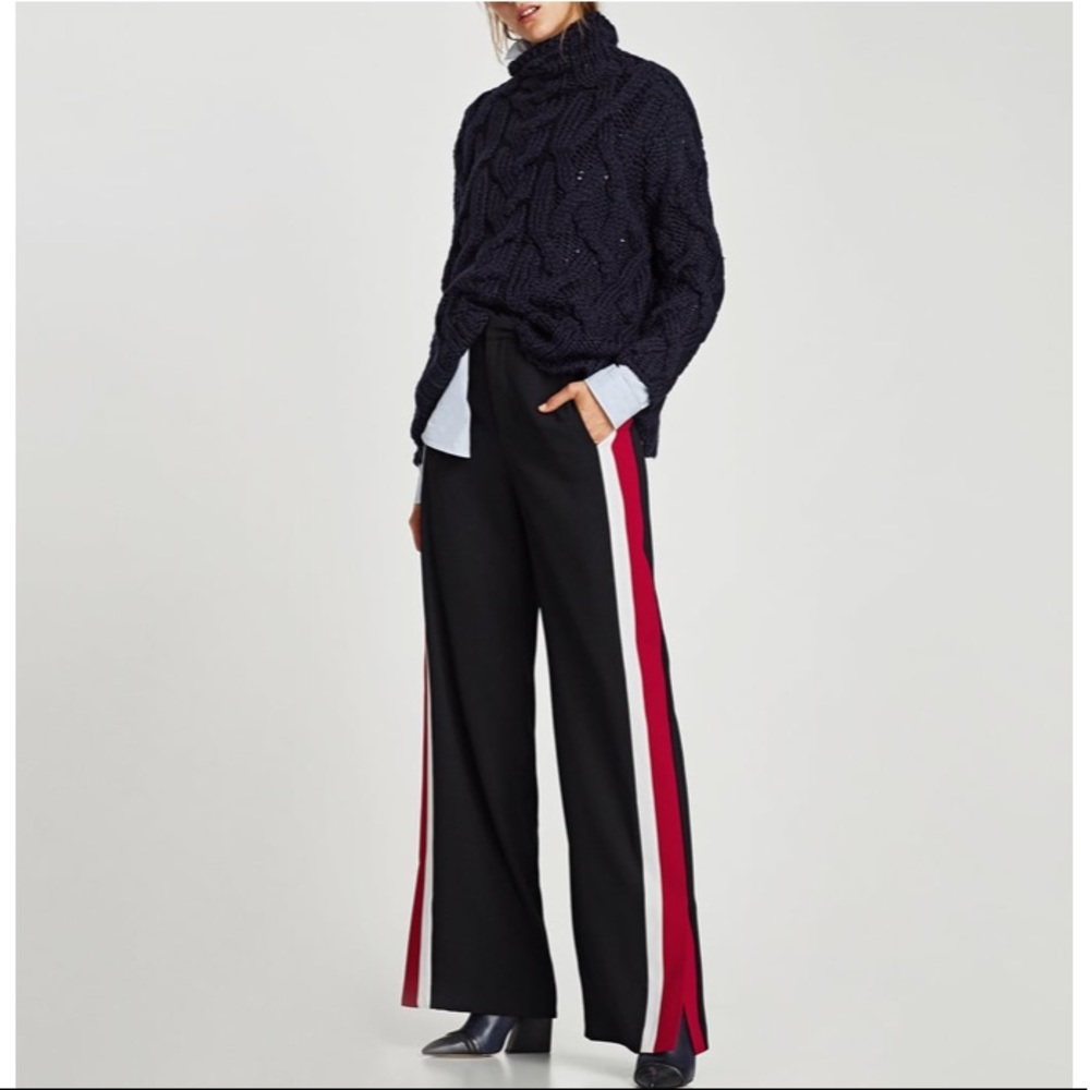 NWT Zara Side Stripe Trouser